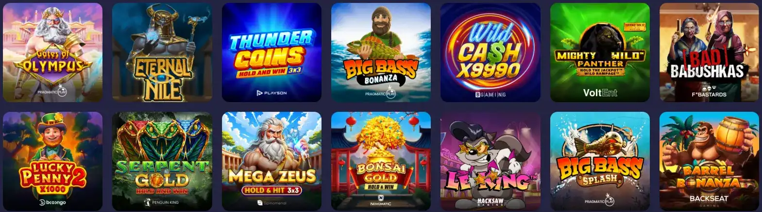 Online gokkasten en slots bij Binobet Casino